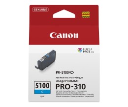Original Ink Cartridge Canon PFI-5100 C Cyan 14ml