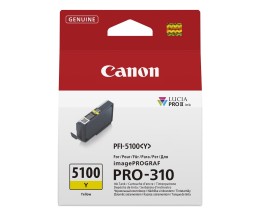 Original Ink Cartridge Canon PFI-5100 Y Yellow 14ml