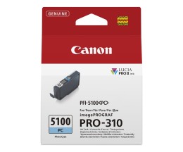 Original Ink Cartridge Canon PFI-5100 PC Cyan Photo 14ml