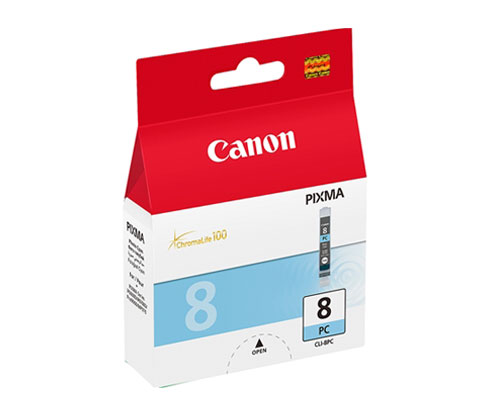 Original Ink Cartridge Canon CLI-8 Cyan Photo 13ml ~ 5.715 Pages