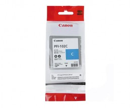 Original Ink Cartridge Canon PFI-102 Cyan 130ml
