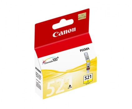 Original Ink Cartridge Canon CLI-521 Yellow 9ml ~ 477 Pages