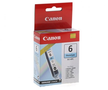 Original Ink Cartridge Canon BCI-6 Cyan Photo 13ml ~ 280 Pages