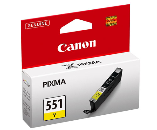 Original Ink Cartridge Canon CLI-551 Yellow 7ml