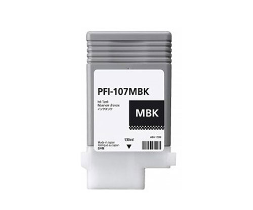 Compatible Ink Cartridge Canon PFI-107 MBK Black Matte 130ml