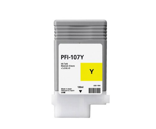 Compatible Ink Cartridge Canon PFI-107 Y Yellow 130ml