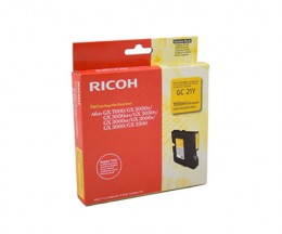 Original Ink Cartridge Ricoh GC-21 Y Yellow ~ 1.000 Pages