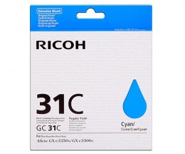 Original Ink Cartridge Ricoh GC-31 Cyan 28ml ~ 1.920 Pages