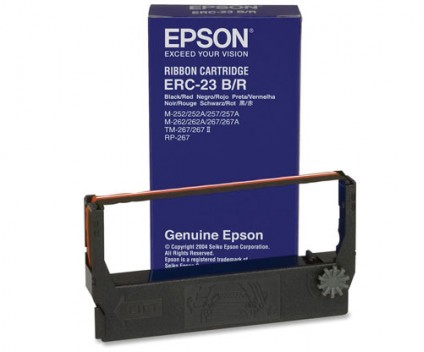 Original tape Epson ERC-23 Black-Red