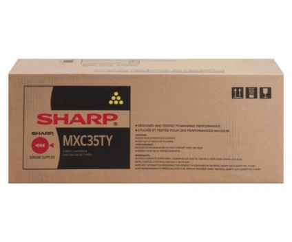 Original Toner Sharp MXC35TY Yellow ~ 6.000 Pages