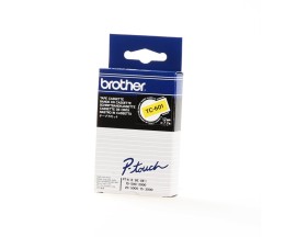 Original tape Brother TC-601 Black on Yellow 12mm x 7.7m