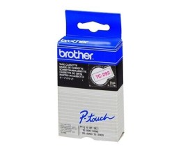 Original tape Brother TC-292 Red on white 9mm x 7.7m