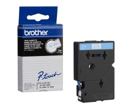 Original tape Brother TC-293 Blue on white 9mm x 7.7m