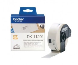 Original Labels Brother DK11201 29mm x 90mm 400 / White Roll