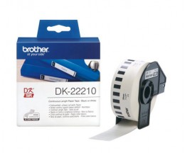 Original Labels Brother DK22210 29mm x 30.48m White Roll