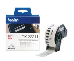 Original Labels Brother DK22211 29mm x 15.24m Durable Film Tape