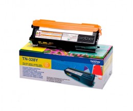 Original Toner Brother TN-328 Yellow ~ 6.000 Pages
