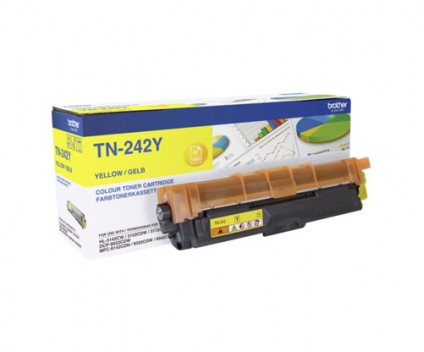 Original Toner Brother TN-242 Y Yellow ~ 1.400 Pages
