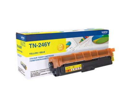 Original Toner Brother TN-246 Y Yellow ~ 2.200 Pages