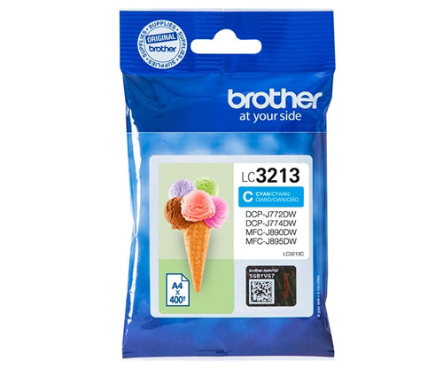 Original Ink Cartridge Brother LC-3213C Cyan ~ 400 Pages