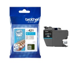 Original Ink Cartridge Brother LC-421C Cyan ~ 200 Pages