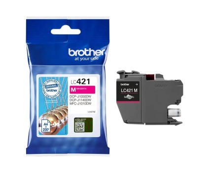 Original Ink Cartridge Brother LC-421M Magenta ~ 200 Pages