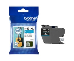 Original Ink Cartridge Brother LC-421XLC Cyan ~ 500 Pages