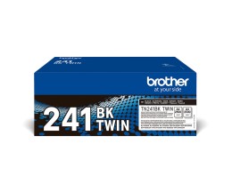 2 Original Toners, Brother TN-241 Black ~ 2.500 Pages
