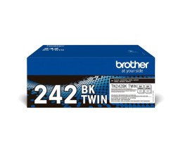 2 Original Toner, Brother TN-242 Black ~ 2.500 Pages