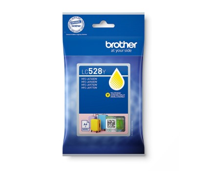 Original Ink Cartridge Brother LC-528 Y Yellow ~ 5.000 Pages