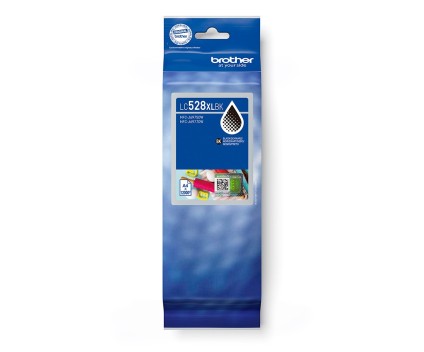 Original Ink Cartridge Brother LC-528 XL BK Preto ~ 12.000 Pages