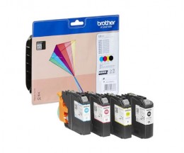 4 Original Ink Cartridges, Brother LC-223 Black + Color 11.8 / 5.9ml ~ 500 Pages