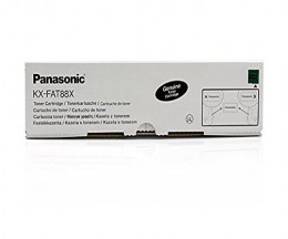 Original Toner Panasonic KXFAT88X Black ~ 2.000 Pages