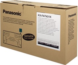 Original Toner Panasonic KXFAT431X Black ~ 6.000 Pages