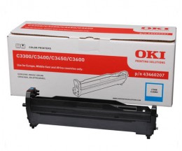 Original Drum OKI 43460207 Cyan ~ 15.000 Pages