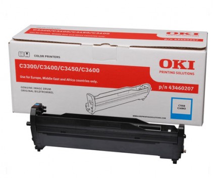Original Drum OKI 43460207 Cyan ~ 15.000 Pages