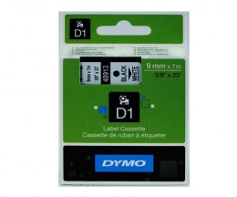 Original Tape DYMO 40913 Black 9mm x 7m