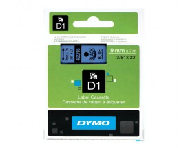 Original Tape DYMO 40916 Black / Blue 9mm x 7m