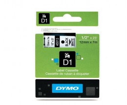 Original Tape DYMO 45013 White 12mm x 7m