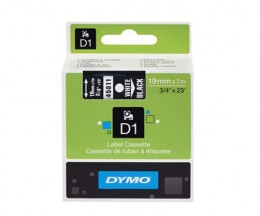 Original Tape DYMO 45810 White / Black 19mm x 7m