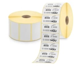 12 Original Labels, Zebra 880003-025D 38mm x 25mm