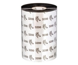 6 Thermal Transfer Ribbons Original, Zebra 03200BK04045 40mm x 450m