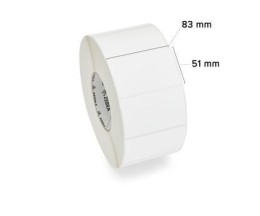 6 Original Labels, Zebra 880020-050 83mm x 51mm