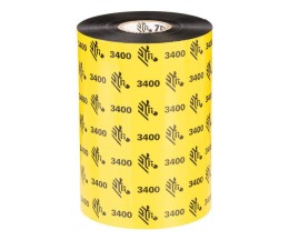 6 Thermal Transfer Ribbons Original, Zebra 03400BK08345 83mm x 450m