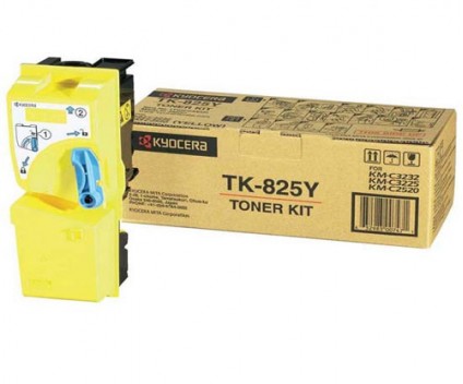 Original Toner Kyocera TK 825 Y Yellow ~ 7.000 Pages