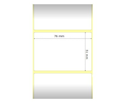 Compatible Labels, Zebra 800263-205 76mm x 51mm ~ 1.370 / Roll