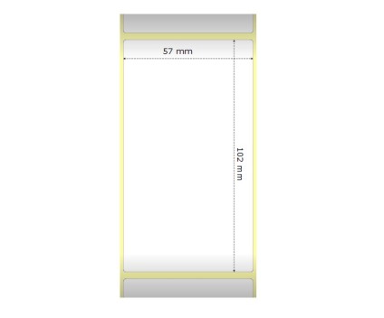 Compatible Labels, Zebra 800262-405 57mm x 102mm ~ 700 / Roll