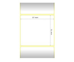 Compatible Labels, Zebra 800262-205 57mm x 51mm ~ 1.370 / Roll
