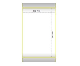 12 Compatible Labels, Zebra 800264-605 101.5mm x 152mm ~ 475 / Roll