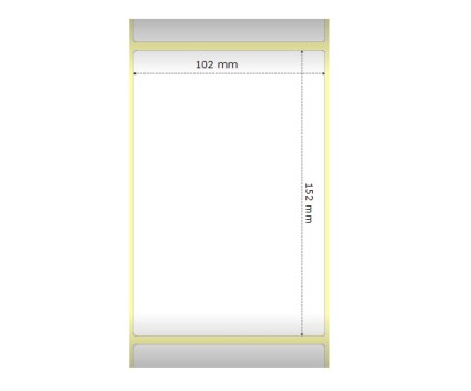 12 Compatible Labels, Zebra 800264-605 101.5mm x 152mm ~ 475 / Roll